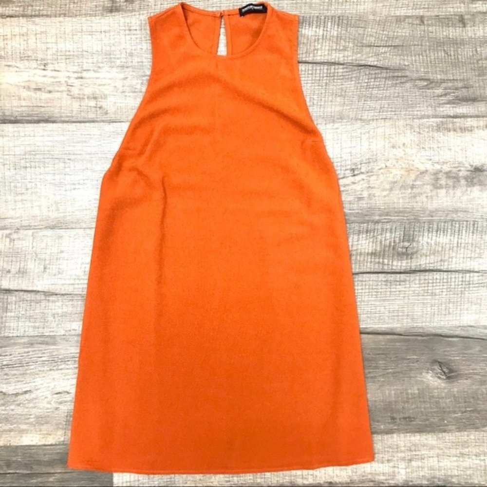 PRICE DROP‼️ AMERICAN APPAREL Orange Crepe Dress